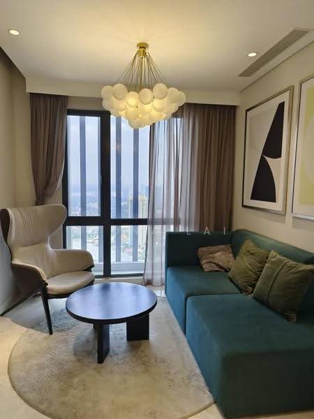 Kediaman Servis untuk Disewa di The Astaka @ 1 Bukit Senyum - Fiona Lai - Living Room - PropertyGuru.com.my
