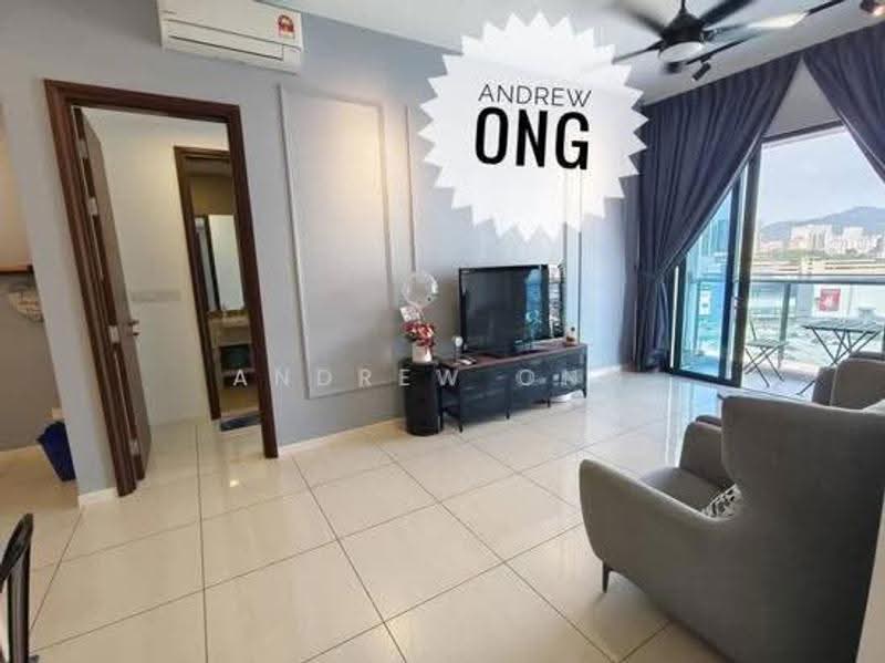 Kondominium untuk Disewa di Queens Residences Q2 @ Queens Waterfront - Andrew Ong - Living Room - PropertyGuru.com.my