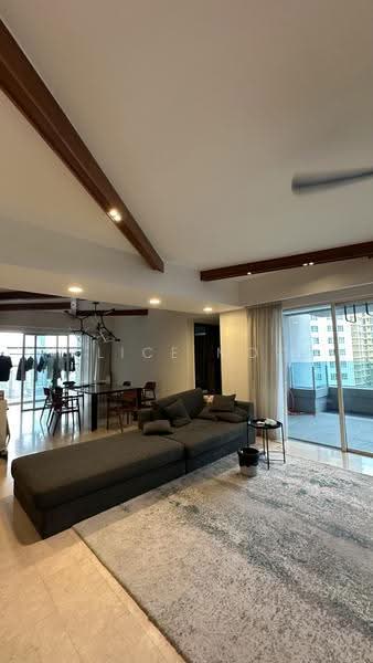 Kondominium untuk Disewa di Tiffani Kiara - Alice Moo - Living Room - PropertyGuru.com.my