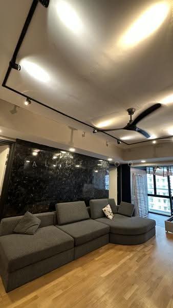 Kondominium untuk Disewa di Tiffani Kiara - Alice Moo - Living Room - PropertyGuru.com.my