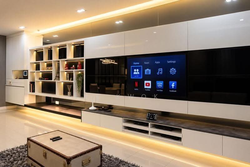 Kondominium untuk Dijual di The LIGHT COLLECTION II - KK Kwok - Living Room - PropertyGuru.com.my