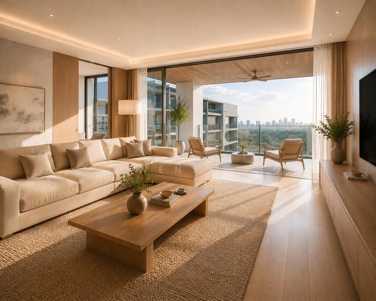Kondominium untuk Dijual di Tangen Residences - Morwens Chiu - Living Room - PropertyGuru.com.my
