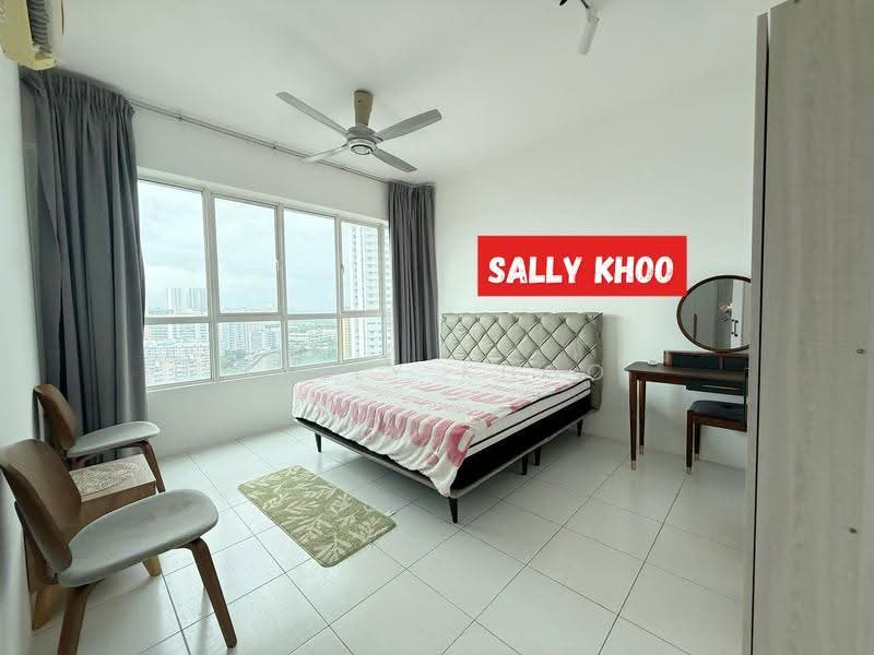 Kediaman Servis untuk Disewa di Birch Regency @ Penang Times Square - Sally Khoo - Bedroom - PropertyGuru.com.my