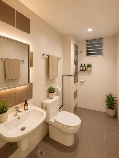 Kondominium untuk Dijual di The Golden Triangle Condominium - Kelvin Ooi - Bathroom - PropertyGuru.com.my