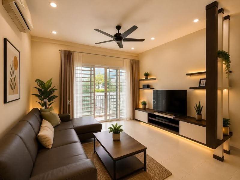 Kondominium untuk Dijual di The Golden Triangle Condominium - Kelvin Ooi - Living Room - PropertyGuru.com.my