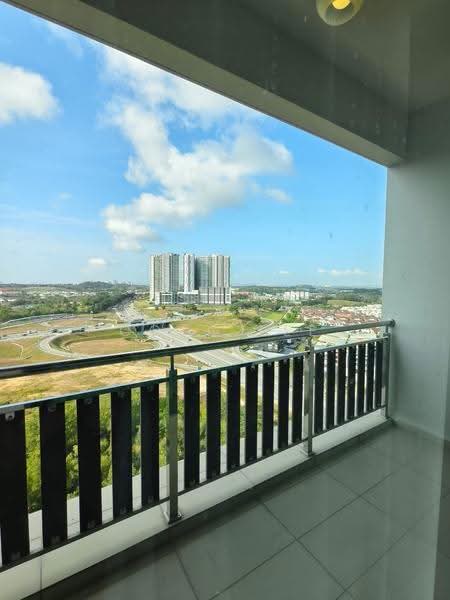 Service Residence for Rent at D'Secret Garden (Pangsapuri Kempas Indah) - Coco Lee - Balcony - PropertyGuru.com.my