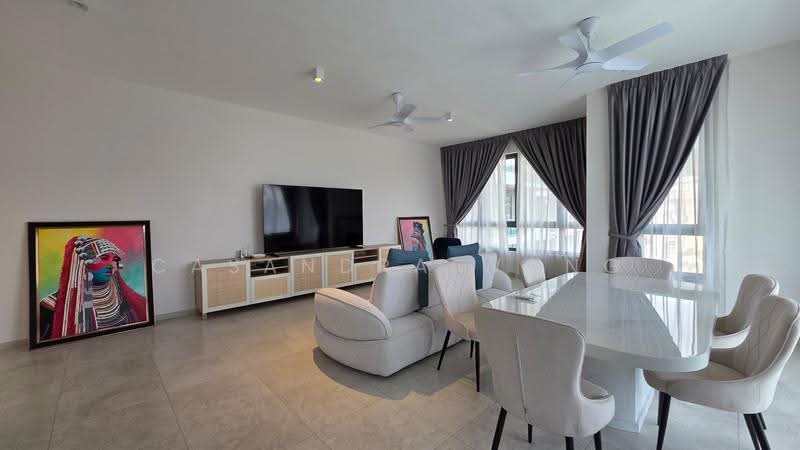Kondominium untuk Disewa di Trinity Pentamont - Casandra Wong - Living Room - PropertyGuru.com.my