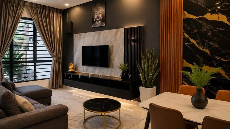 2.5-storey Terraced House for Rent in Rawang (Selangor) - Jeev Syds - Living Room - PropertyGuru.com.my