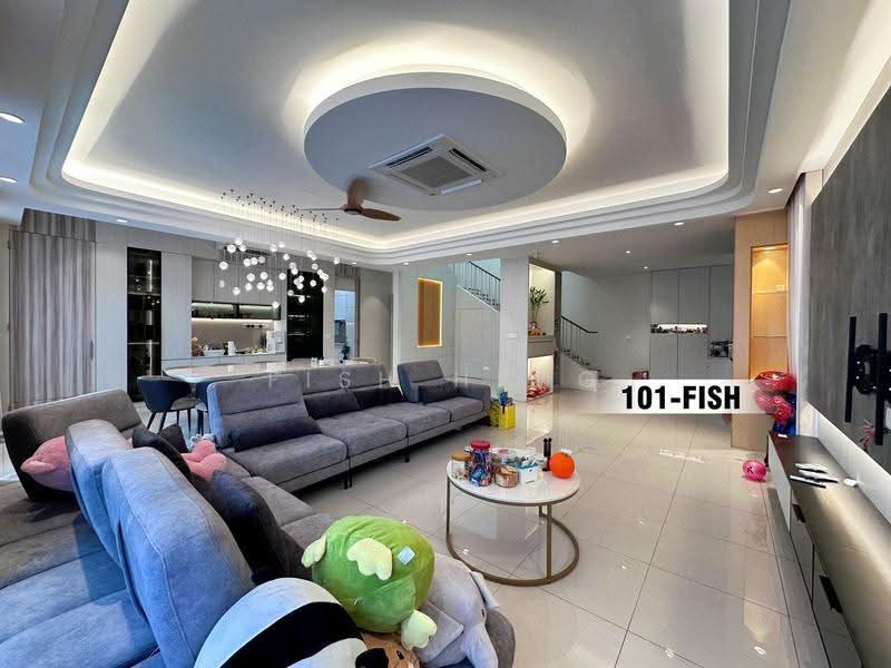 Rumah Berkembar untuk Disewa di Kota Kemuning (Shah Alam) - Fish Heng - Living Room - PropertyGuru.com.my