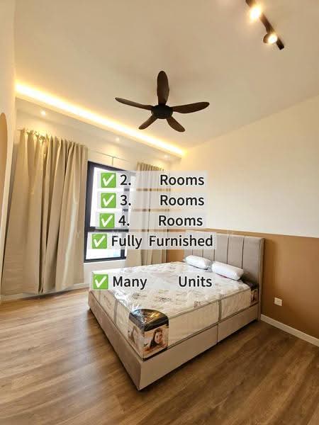 Kediaman Servis untuk Disewa di Sunway Belfield - Yen Cheah - Bedroom - PropertyGuru.com.my