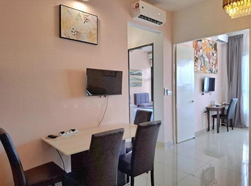 Service Residence for Rent at Zentro Residences Serviced Apartment - Jackson Lee - Living Room - PropertyGuru.com.my