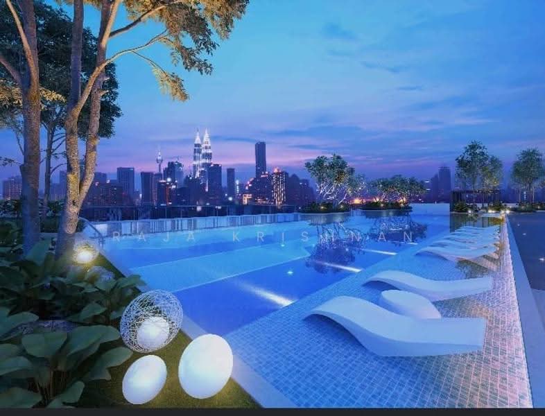 Kondominium untuk Disewa di The Sentral Suites - Raja Krishnan - Pool - PropertyGuru.com.my