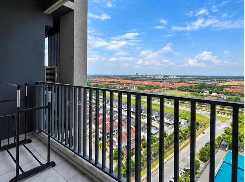 Service Residence for Rent at Gravit8, Klang - Rachel Too - Balcony - PropertyGuru.com.my
