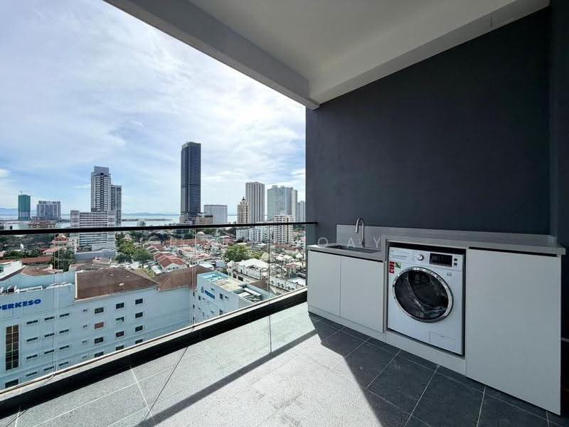 Kondominium untuk Disewa di Codrington Residence - Ping Koay - Balcony - PropertyGuru.com.my