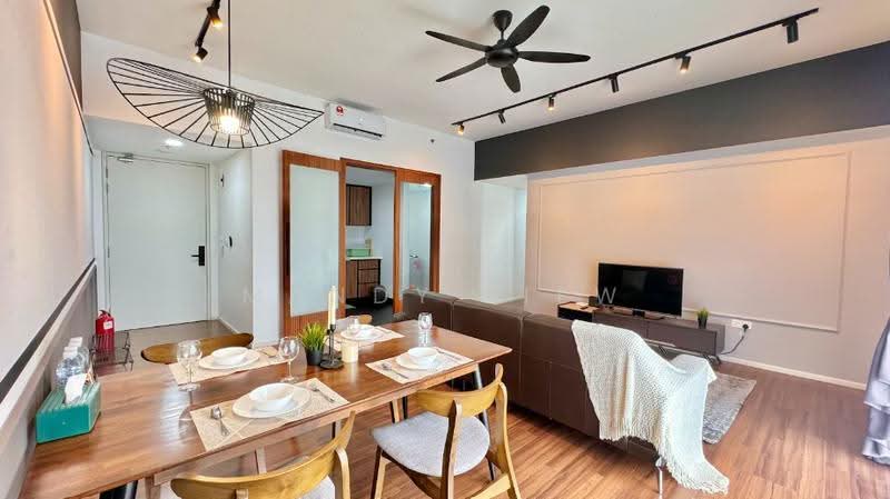 Service Residence for Rent at UNA Serviced Apartment - Mandy Liew - Dining Room - PropertyGuru.com.my