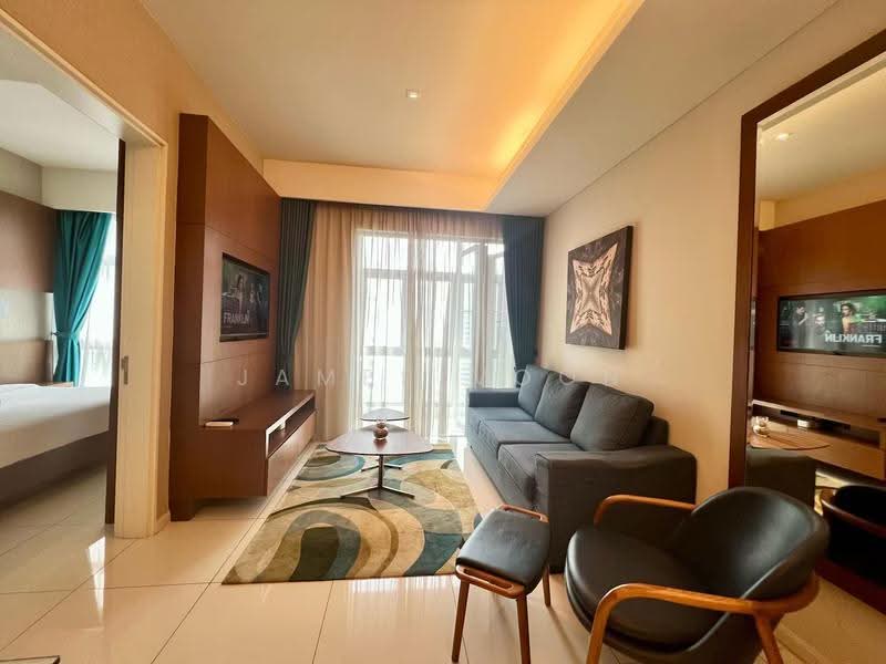 Kediaman Servis untuk Dijual di Service Residence @ Landmark Residence 1 - James Voon - Living Room - PropertyGuru.com.my