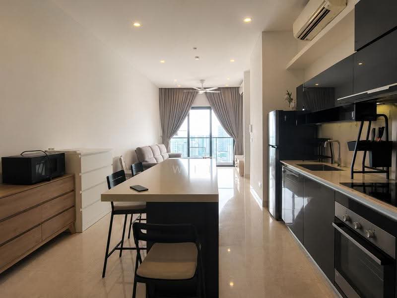 Kediaman Servis untuk Disewa di Lucentia Residences - Wil Koh - Living Room - PropertyGuru.com.my