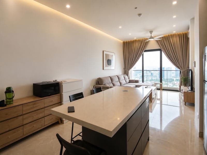 Kediaman Servis untuk Disewa di Lucentia Residences - Wil Koh - Living Room - PropertyGuru.com.my