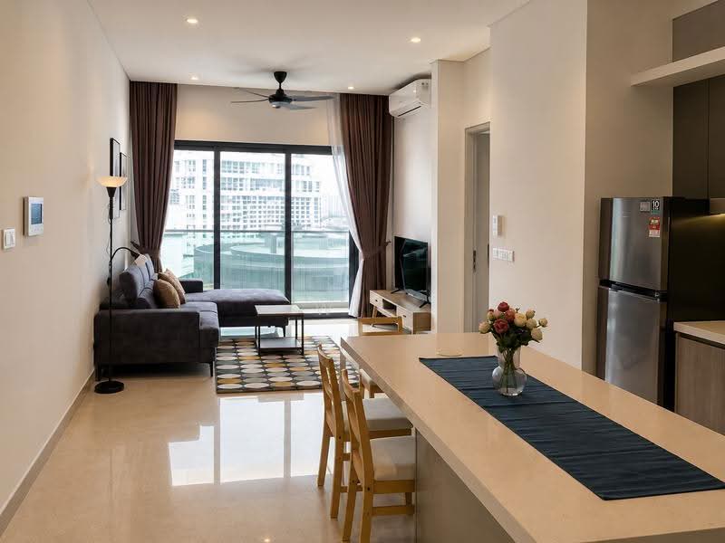 Kediaman Servis untuk Disewa di Lucentia Residences - Wil Koh - Living Room - PropertyGuru.com.my