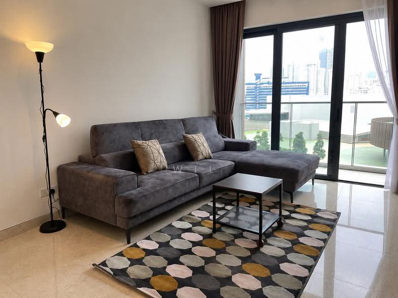 Kediaman Servis untuk Disewa di Lucentia Residences - Wil Koh - Living Room - PropertyGuru.com.my