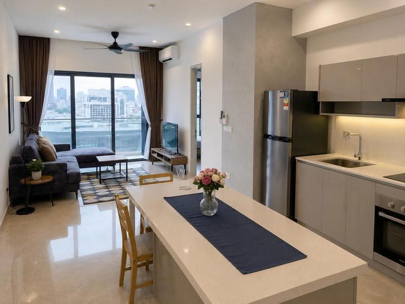 Kediaman Servis untuk Disewa di Lucentia Residences - Wil Koh - Living Room - PropertyGuru.com.my