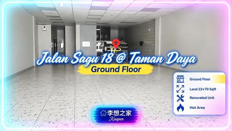 Shop / Office for Rent in Taman Daya (Johor Bahru) - Kasper Lee - Interior - PropertyGuru.com.my