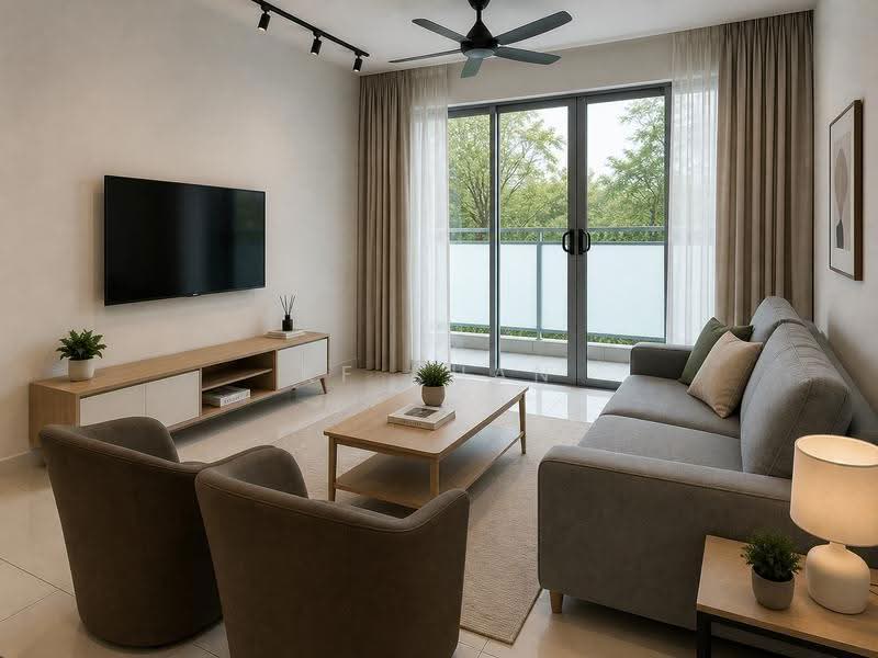Service Residence for Rent at Sunway Geo Residence - KF Kuan - Living Room - PropertyGuru.com.my