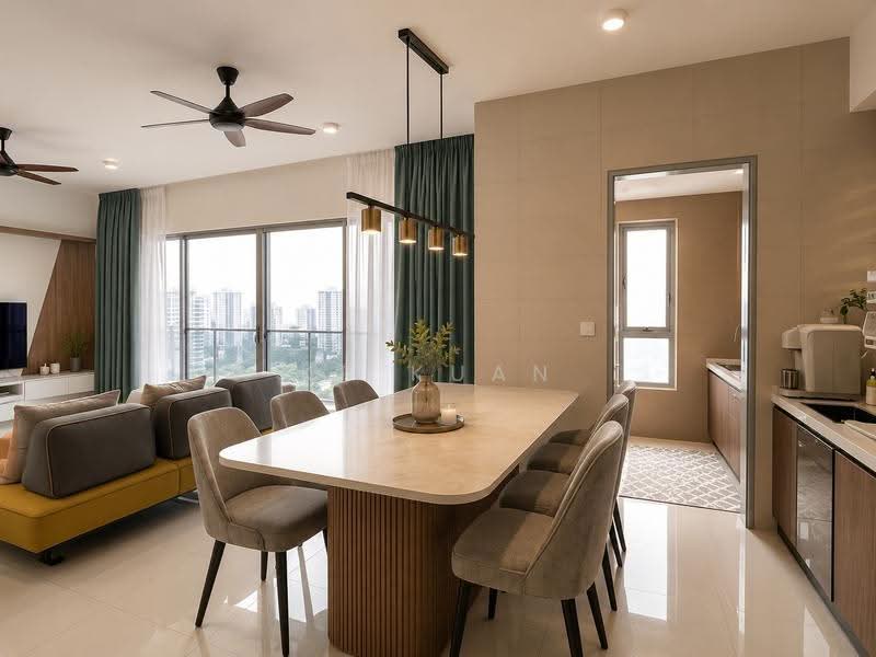 Condominium for Sale at Sunway GeoLake Residences - KF Kuan - Living Room - PropertyGuru.com.my
