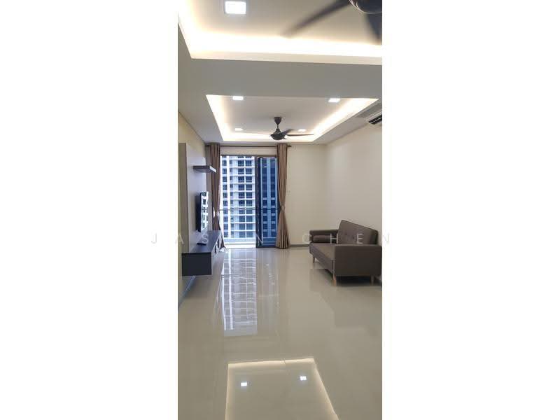 Kediaman Servis untuk Disewa di United Point (Residensi Berpadu) - Jason Chen - Living Room - PropertyGuru.com.my