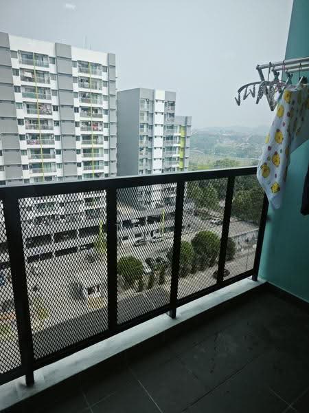 Kondominium untuk Dijual di Residensi Zamrud - Teh . - Balcony - PropertyGuru.com.my