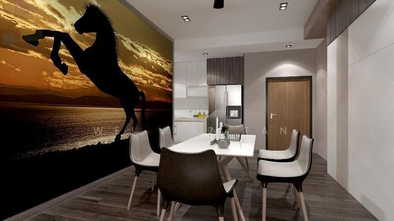 Kediaman Servis untuk Dijual di The Platino Serviced Apartment - Wei Jian Tan - Dining Room - PropertyGuru.com.my