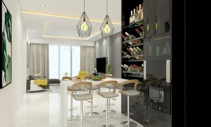 Rumah Berkembar untuk Dijual di KL Eco City (Kuala Lumpur) - Victor Lim - Living Room - PropertyGuru.com.my