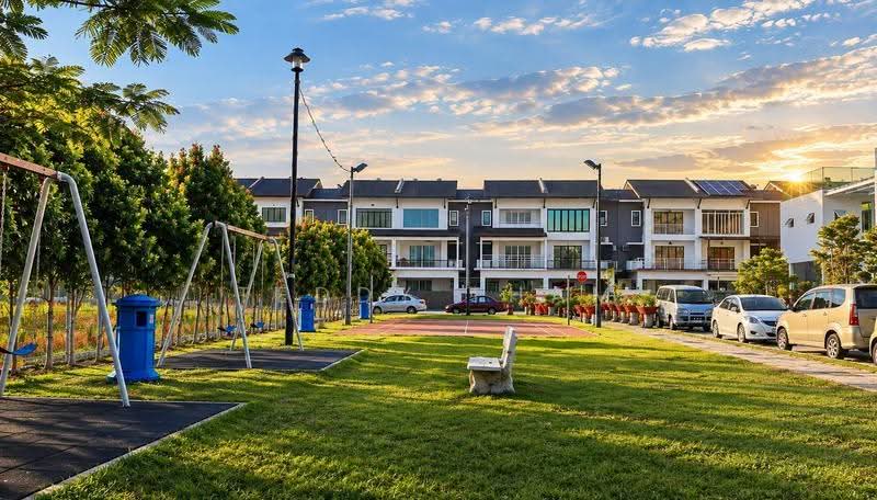 Rumah Teres 3-Tingkat untuk Dijual di Taman Meranti Jaya (Puchong) - Teddy Tham - Exterior - PropertyGuru.com.my