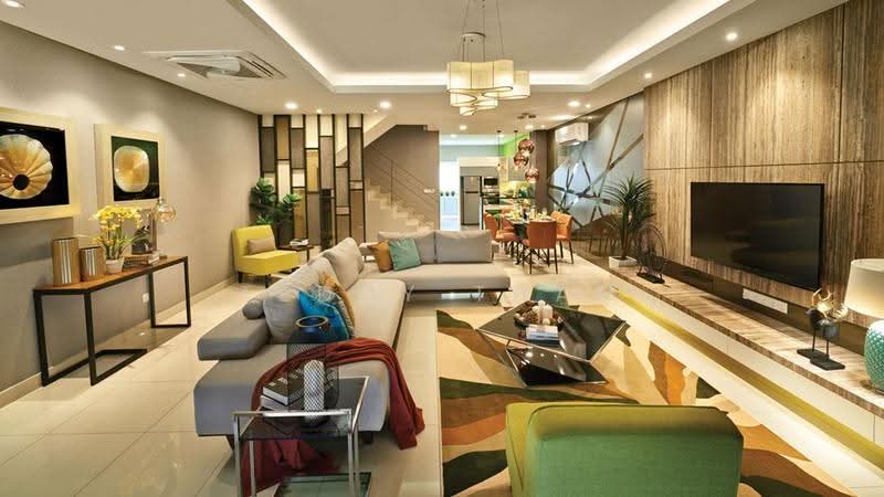 Rumah Teres 3-Tingkat untuk Dijual di Taman Meranti Jaya (Puchong) - Teddy Tham - Living Room - PropertyGuru.com.my
