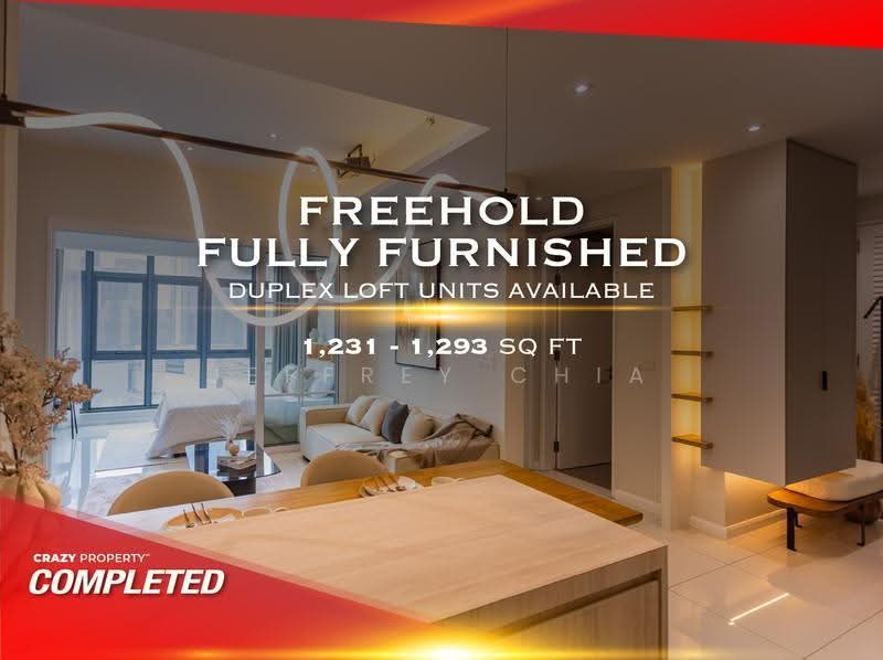 Kediaman Servis untuk Dijual di Tribeca - Jeffrey Chia - Living Room - PropertyGuru.com.my