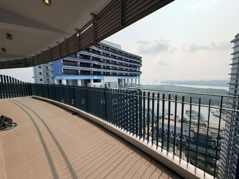 Service Residence for Rent at Encorp Marina - See Hon Tay - Balcony - PropertyGuru.com.my