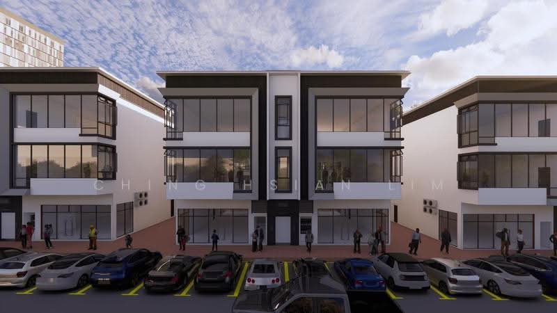 Shop / Office for Sale in Semi-Detached 3 Storey Shop Lot at Kulim,Kedah (Kulim) - Ching Hsian Lim - Exterior - PropertyGuru.com.my