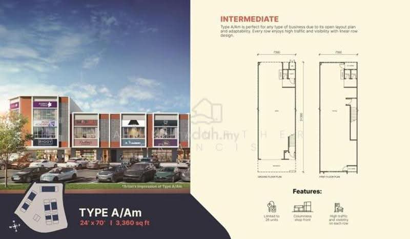 Shop / Office untuk Dijual di Shah Alam (Selangor) - Mark Aurther Francis - Exterior - PropertyGuru.com.my