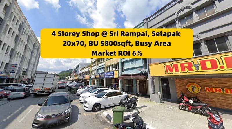 Shop for Sale in Taman Sri Rampai (Wangsa Maju) - Alven Lim - PropertyGuru.com.my