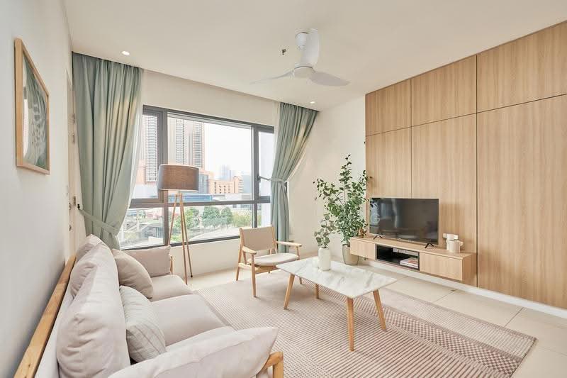 Kediaman Servis untuk Disewa di Mitsui Serviced Suites - Ming Feng - Living Room - PropertyGuru.com.my