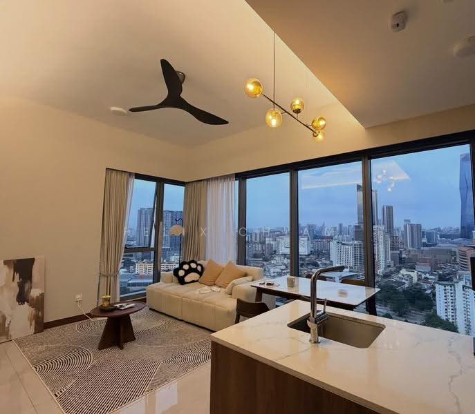 Service Residence for Sale at Trion @ KL - Felix Chiam - Living Room - PropertyGuru.com.my
