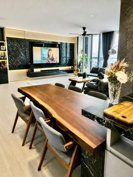 Condominium for Rent at Lakefront Residence - Kar Hooi - Living Room - PropertyGuru.com.my