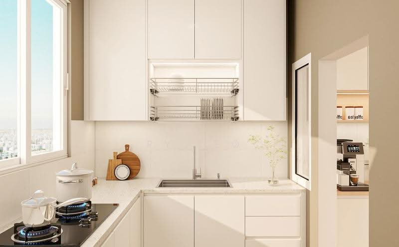 Kediaman Servis untuk Dijual di Reflection Residences - PY Teo - Kitchen - PropertyGuru.com.my