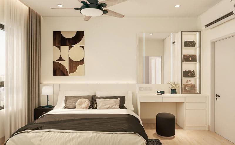 Kediaman Servis untuk Dijual di Reflection Residences - PY Teo - Bedroom - PropertyGuru.com.my