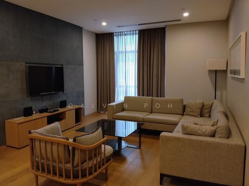Kediaman Servis untuk Dijual di Fraser Residence (188 Suites) - Calvin Poh - Living Room - PropertyGuru.com.my