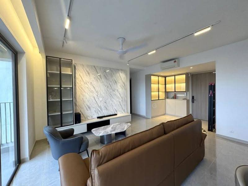 Kondominium untuk Disewa di Park Place - Echo Ng - Living Room - PropertyGuru.com.my