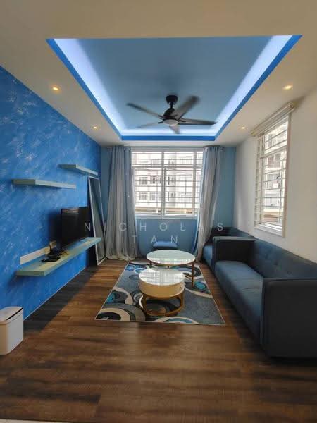 Pangsapuri untuk Dijual di Residensi Bintawa Riverfront (PR1MA @ Bintawa Riverfront) - Nicholas Tan - Living Room - PropertyGuru.com.my
