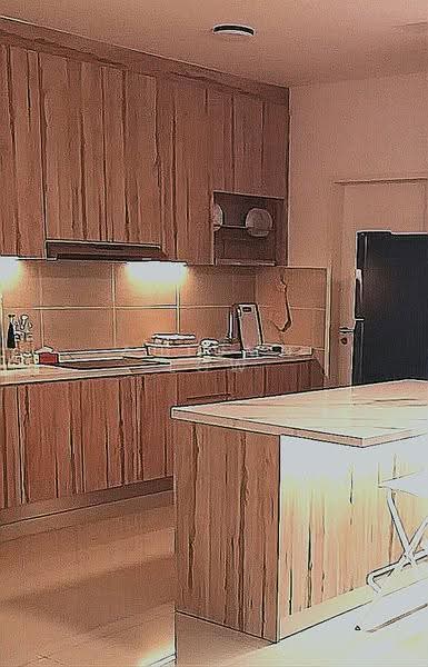 Kediaman Servis untuk Disewa di D'Clover Residences - Autumn Low - Kitchen - PropertyGuru.com.my