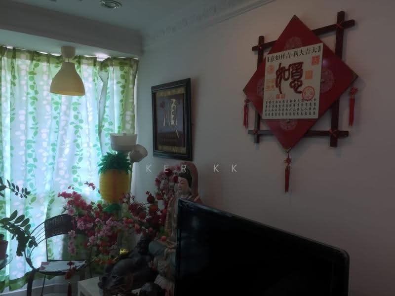 Service Residence for Rent at Rhythm Avenue - Ker KK - Living Room - PropertyGuru.com.my