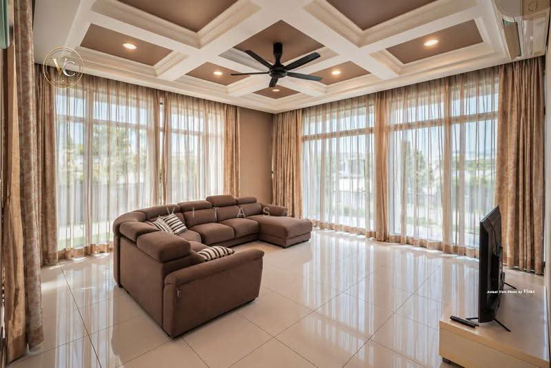 Semi-Detached House for Sale in Setia Eco Park (Setia Alam) - Vitas Tan - Living Room - PropertyGuru.com.my